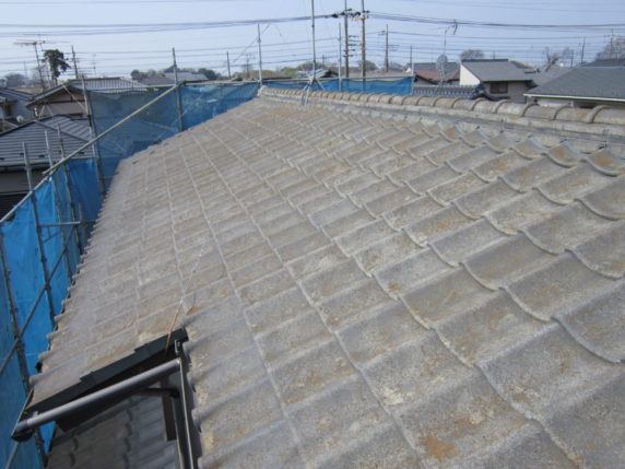 大屋根葺き替え工事